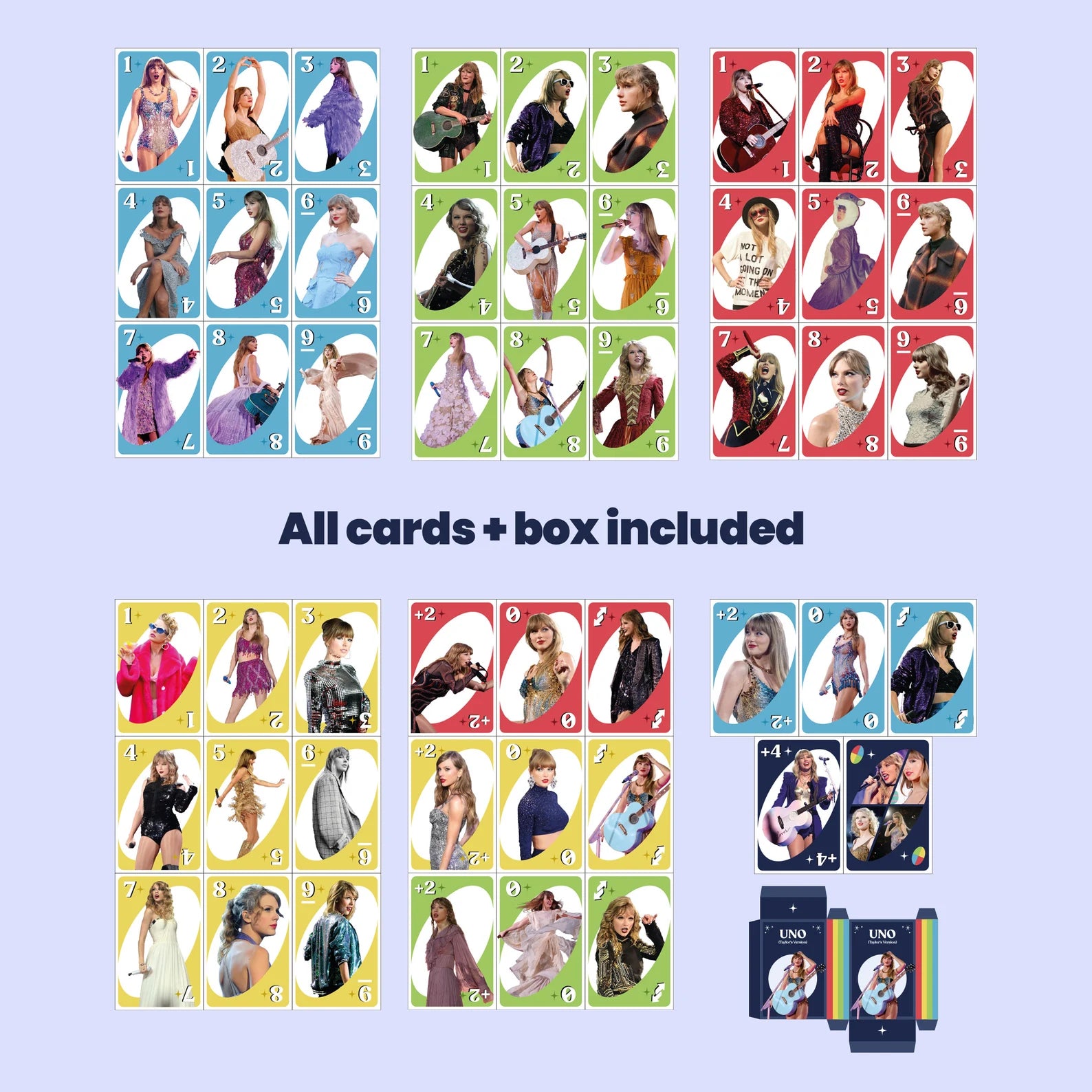 Taylor Inspired Uno Playing Card